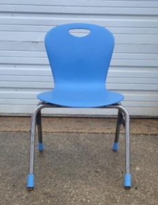Blue Adult Stackable Chair rental Chicago, IL