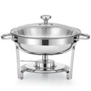 Chafing Dish 5 Quart Round Stainless Steel rental Baltimore, MD