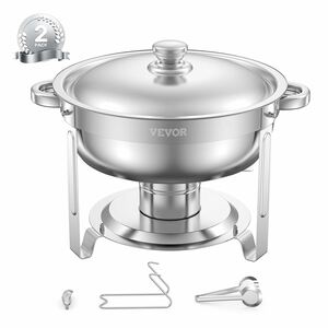 Chafing Dish 2 Quart Round Silver rental Baltimore, MD