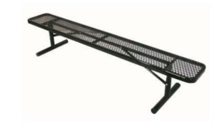 6' Metal Bench rental Chicago, IL