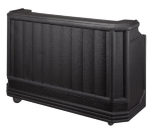 Black Portable Serving Bar rental Chicago, IL