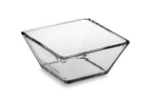 Square Clear Glass Bowl rental Austin, TX
