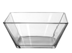 Square Clear Serving Bowl rental Austin, TX