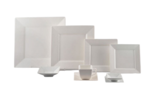 Assorted Square Plates rental Chicago, IL