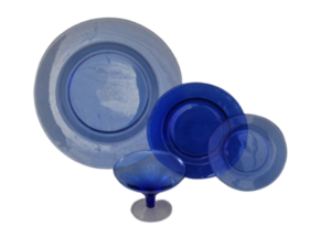 Sapphire Jewel Toned Plates rental Chicago, IL