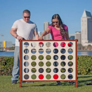 GIANT CONNECT 4 WOODEN SET rental San Diego, CA