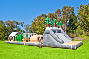 JUMP - SLIDE WESTERN THEME COMBO - W/STAFF rental San Diego, CA