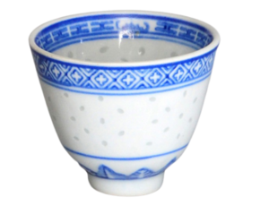 Blue & White Chinese Teacup (3″, 3.5 Oz) rental Chicago, IL