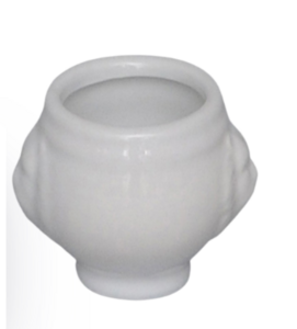 White Porcelain Mini Lion Head Bowl (2 Oz) rental Chicago, IL
