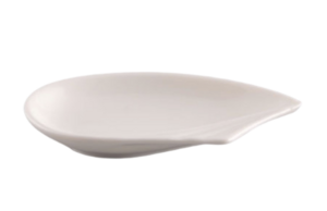 White Teardrop Tasting Plate (4 1/2″ X 2.5″) rental Chicago, IL