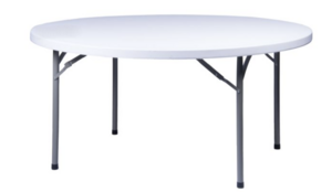 60" Round Plastic Table rental Phoenix, AZ