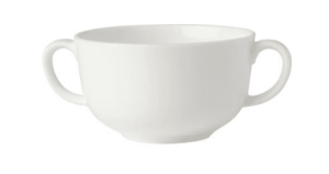 White Double-Handled Soup Cup (4″, 10 Oz) rental Chicago, IL