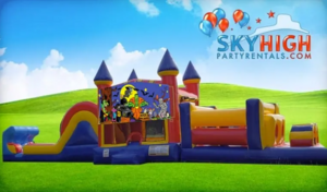 50ft Obstacle  Dry or Wet/Water Slide rental Austin, TX