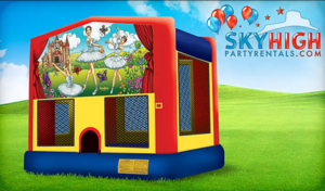 13 x 13 Ballerina Bounce House Moonwalk rental Austin, TX