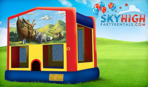13 x 13 Noah's Ark Bounce House Moonwalk rental Austin, TX