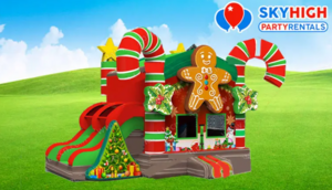 Christmas Ginger Bread Bounce House Combo rental Austin, TX