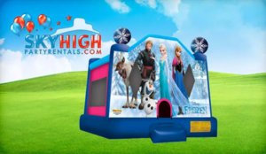 Frozen Bounce House Moonwalk rental Austin, TX