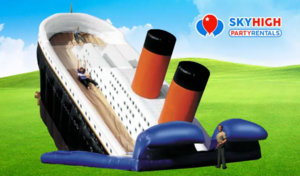 Titanic Adventure Dual Lane Dry Slide rental Austin, TX