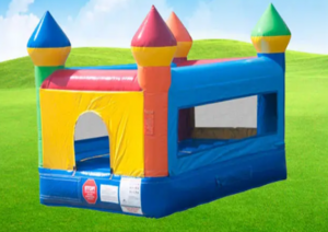 Multi Color Tiny Castle Bounce House rental Austin, TX