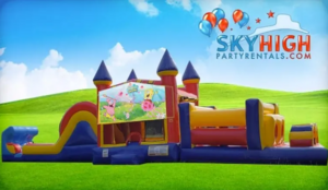 50ft Spongebob Obstacle w/ Wet or Dry Slide rental Austin, TX