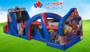 50ft Spider Man Obstacle Course W Slide rental Austin, TX