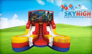 16ft Ninja Turtles Double Slide rental Austin, TX