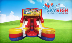 16ft Unicorn Double (Wet/Dry) Slide rental Austin, TX