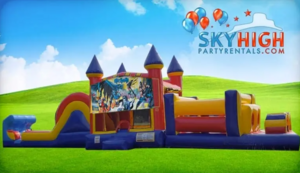 50ft Batman Obstacle w/ Wet or Dry Slide rental Austin, TX