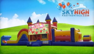 50ft Strawberry Shortcake Obstacle W Slide rental Austin, TX