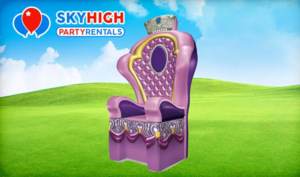 Princess Throne Chair Inflatable rental Austin, TX