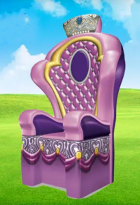 Princess Throne Chair Inflatable rental Austin, TX