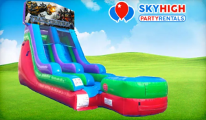 15ft Transformers Retro Wet/Dry Slide rental Austin, TX