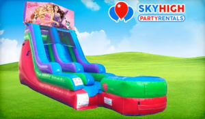 15ft Barbie Retro Wet/Dry Slide rental Austin, TX
