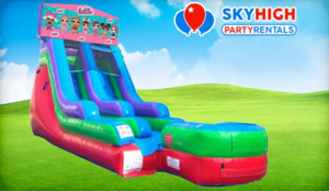 15ft LOL Surprise Retro Wet/Dry Slide rental Austin, TX