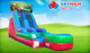 15ft Happy Birthday Animal Retro Wet/Dry Slide rental in Austin, TX
