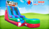 15ft Christmas Retro Wet/Dry Slide rental in Austin, TX