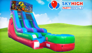 15ft Halloween Retro Wet/Dry Slide rental Austin, TX