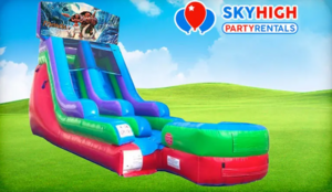15ft Moana Retro Wet/Dry Slide rental Austin, TX