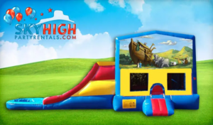 3in1 Noah's Ark Obstacle w/ Wet or Dry Slide rental Austin, TX