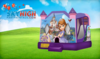 Sofia the First Bounce House Moonwalk W Slides rental in Austin, TX