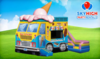 Ice Cream Truck Bounce House Combo rental in Austin, TX