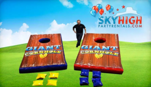 Giant Inflatable Corn Hole (Includes 2) rental Austin, TX