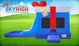 3in1 Birthday / Gift Box EZ Bounce House Combo rental Austin, TX