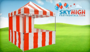 8'x8' Carnival Tent w/ Sidewalls rental Austin, TX