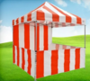 8'x8' Carnival Tent w/ Sidewalls rental in Austin, TX