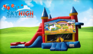 3in1 Unicorn W Slide rental Austin, TX