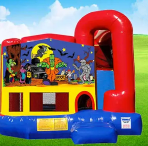 4in1 Halloween Bounce House w/ Wet or Dry Slide rental Austin, TX