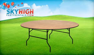 6ft Round Banquet Table rental Austin, TX