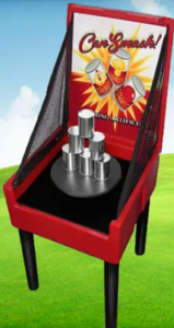 Can Smash Carnival Game rental Austin, TX