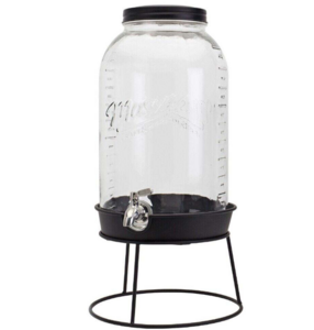 Glass Mason Jar Drink Dispenser with Stand  rental Salt Lake City, UT